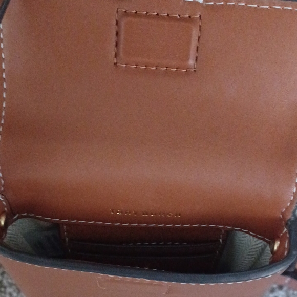 Authentic Tory Burch Brown Crossbody Bag - Picture 3 of 5